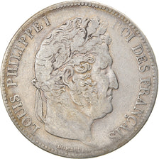 Münze, Frankreich, Louis-Philippe, 5 Francs, 1840, Paris, S+, Silber, KM:749.1