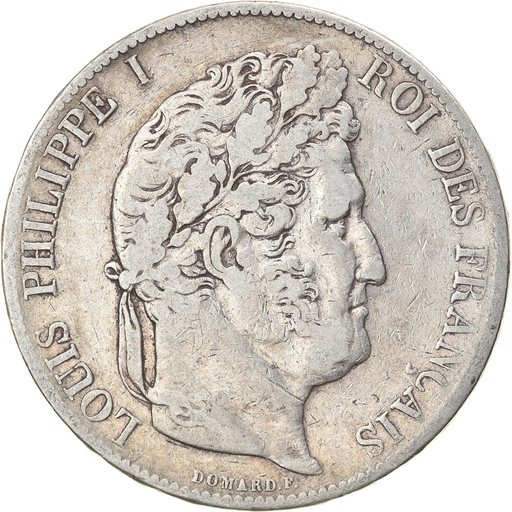 Coin, France, Louis-Philippe, 5 Francs, 1846, Paris, VF(30-35), Silver