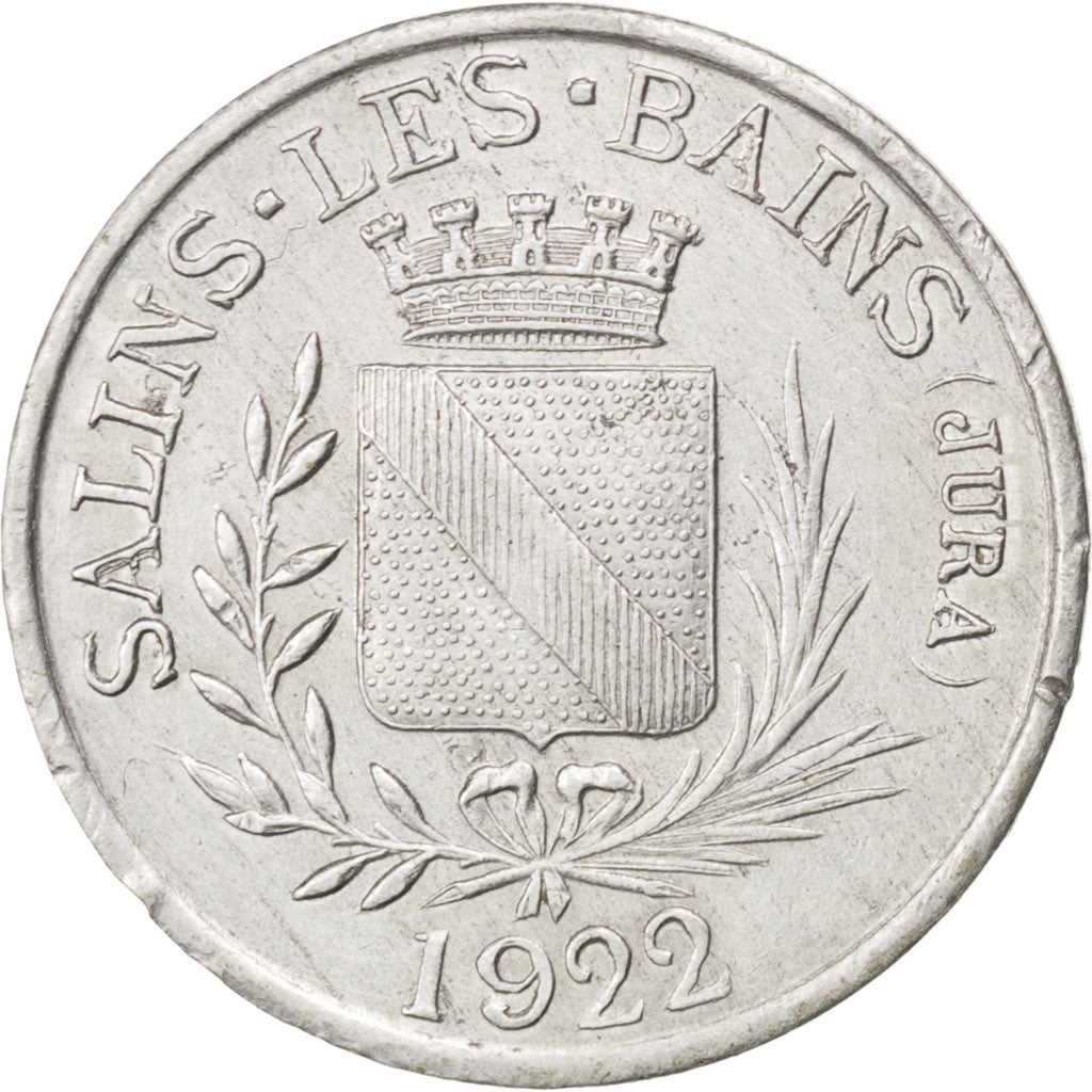 France, 5 Centimes, 1922, AU(50-53), Aluminium, Elie #10.1, 0.85