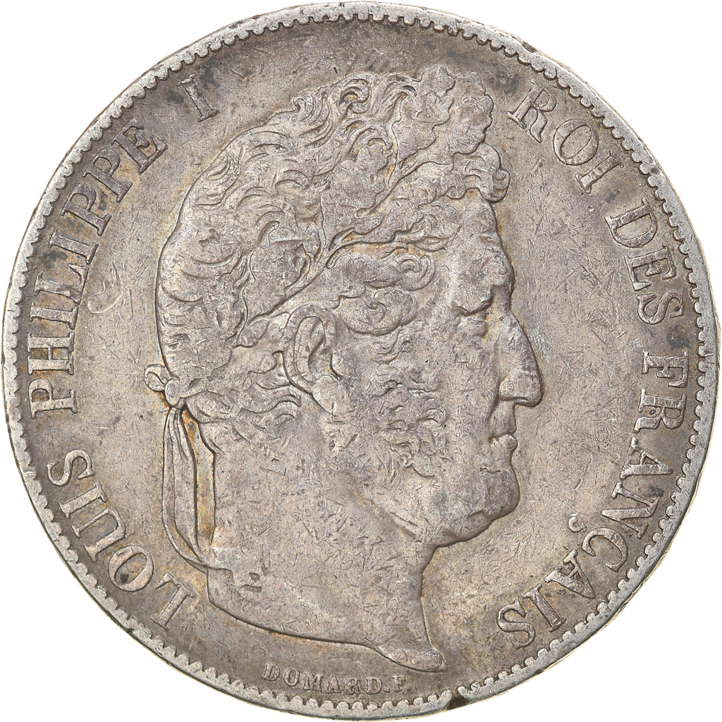 Munten, Frankrijk, Louis-Philippe, 5 Francs, 1847, Paris, FR+, Zilver, KM:749.1