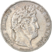 Munten, Frankrijk, Louis-Philippe, 5 Francs, 1847, Paris, FR+, Zilver, KM:749.1