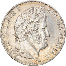 Coin, France, Louis-Philippe, 5 Francs, 1847, Paris, EF(40-45), Silver