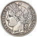 Moneta, Francia, Cérès, 5 Francs, 1849, Paris, MB+, Argento, KM:761.1