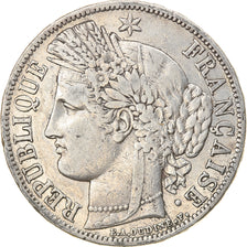 Moneta, Francia, Cérès, 5 Francs, 1849, Paris, BB, Argento, KM:761.1