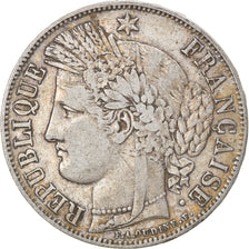 Moneta, Francia, Cérès, 5 Francs, 1850, Paris, BB, Argento, KM:761.1