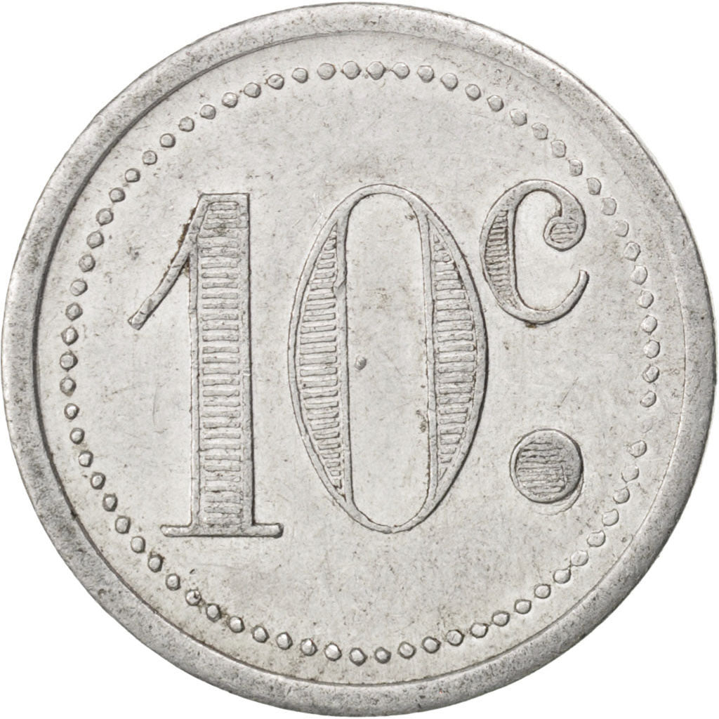 France, 10 Centimes, 1920, EF(40-45), Aluminium, Elie #10.2, 1.09