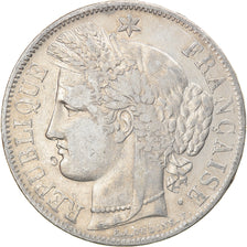 Moeda, França, Cérès, 5 Francs, 1850, Paris, EF(40-45), Prata, KM:761.1