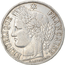 Moneda, Francia, Cérès, 5 Francs, 1850, Paris, MBC, Plata, KM:761.1
