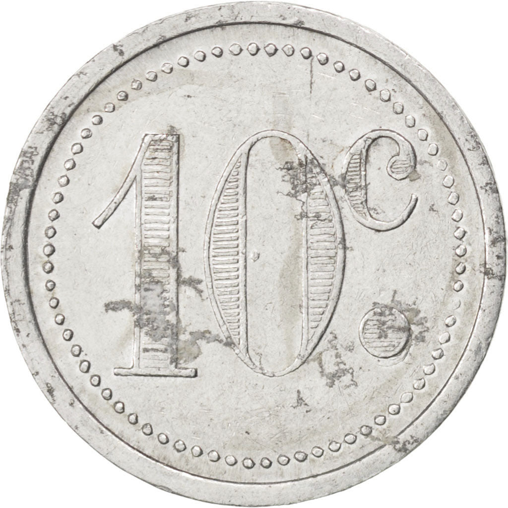France, 10 Centimes, 1920, EF(40-45), Aluminium, Elie #10.2, 1.16