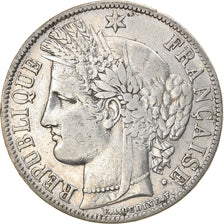 Moneta, Francia, Cérès, 5 Francs, 1851, Paris, BB, Argento, KM:761.1