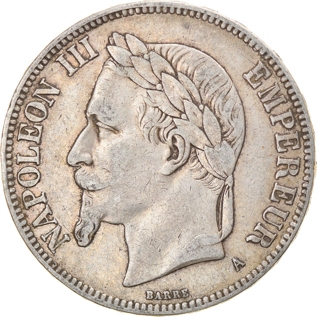 Münze, Frankreich, Napoleon III, Napoléon III, 5 Francs, 1870, Paris, SS