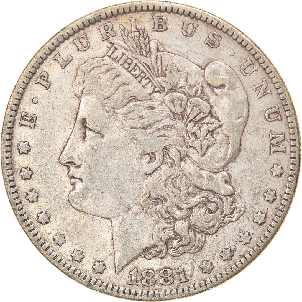 Moneta, Stati Uniti, Morgan Dollar, Dollar, 1881, U.S. Mint, New Orleans, BB