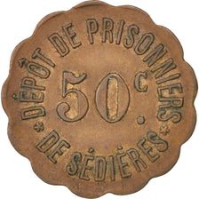 France, 50 Centimes, EF(40-45), Copper, Elie #10.4, 2.80