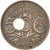 Moneta, Francja, Lindauer, 5 Centimes, 1933, Paris, Otwór poza środkiem