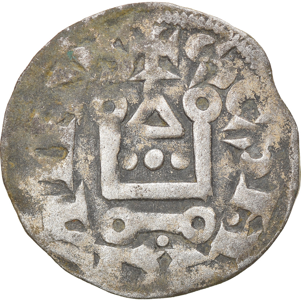 Moneta, Francia, Touraine, Denier, 1150-1200, Saint-Martin de Tours, B+