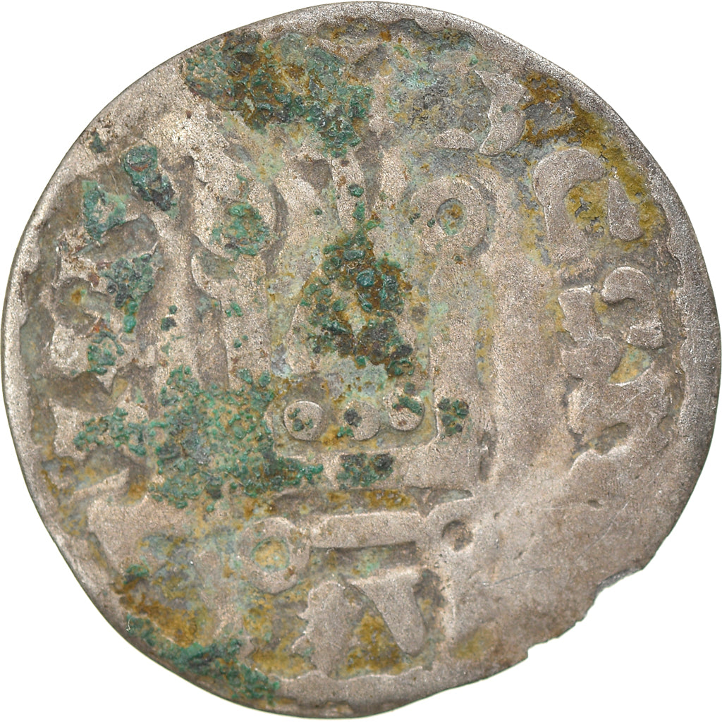 Moneta, Francia, Touraine, Denier, 1150-1200, Saint-Martin de Tours, B+