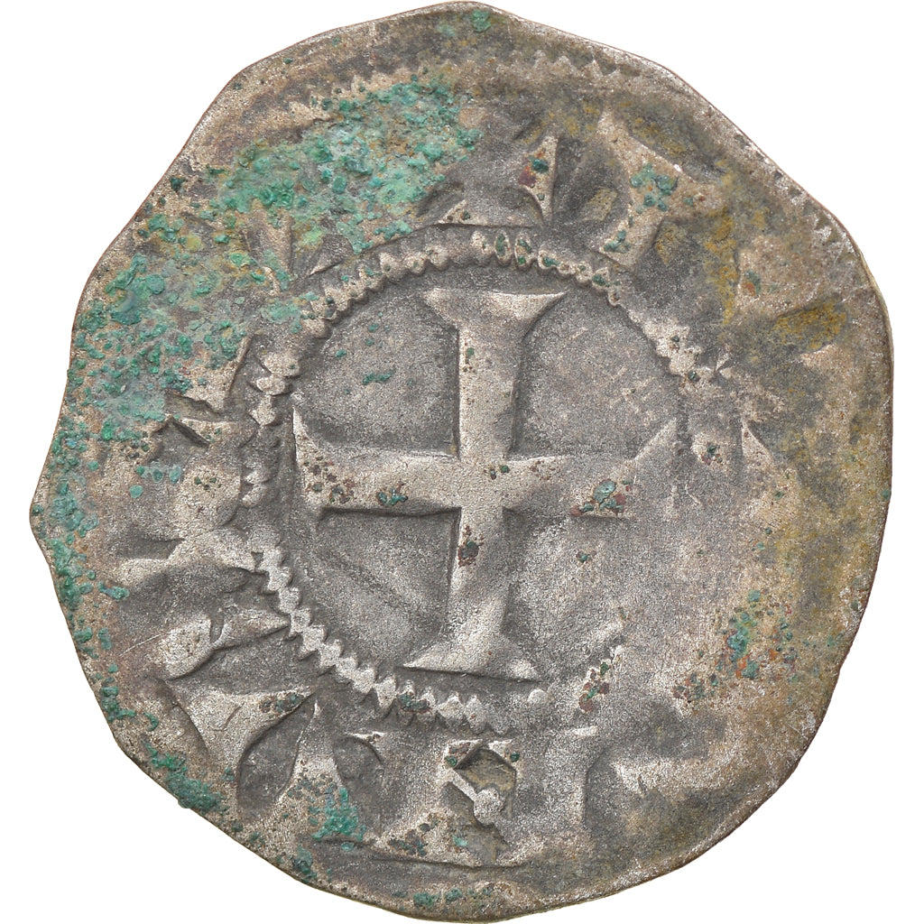 Monnaie, France, Touraine, Denier, 1150-1200, Saint-Martin de Tours, B+, Argent