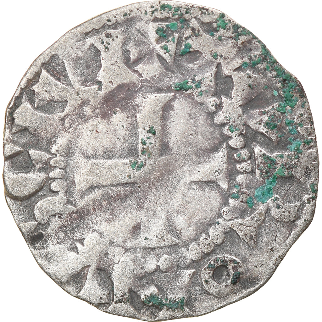 Moneta, Francja, Touraine, Denier, 1150-1200, Saint-Martin de Tours, VF(20-25)