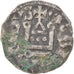 Moneda, Francia, Touraine, Denier, 1150-1200, Saint-Martin de Tours, BC+, Plata
