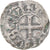 Moneda, Francia, Touraine, Denier, 1150-1200, Saint-Martin de Tours, BC+, Plata