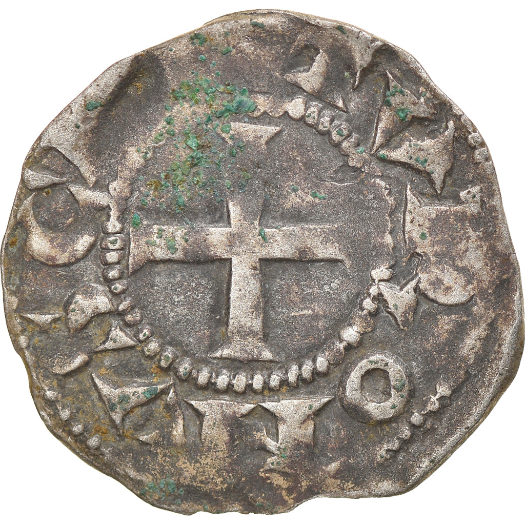 Moeda, França, Touraine, Denier, 1150-1200, Saint-Martin de Tours, VF(20-25)