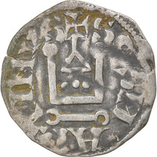 Moeda, França, Touraine, Denier, 1150-1200, Saint-Martin de Tours, VF(20-25)
