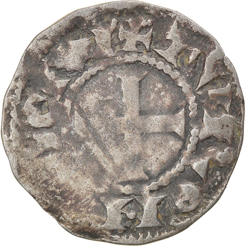 Moeda, França, Touraine, Denier, 1150-1200, Saint-Martin de Tours, VF(20-25)