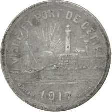 Francia, 10 Centimes, 1917, MB, Zinco, Elie:10.2a