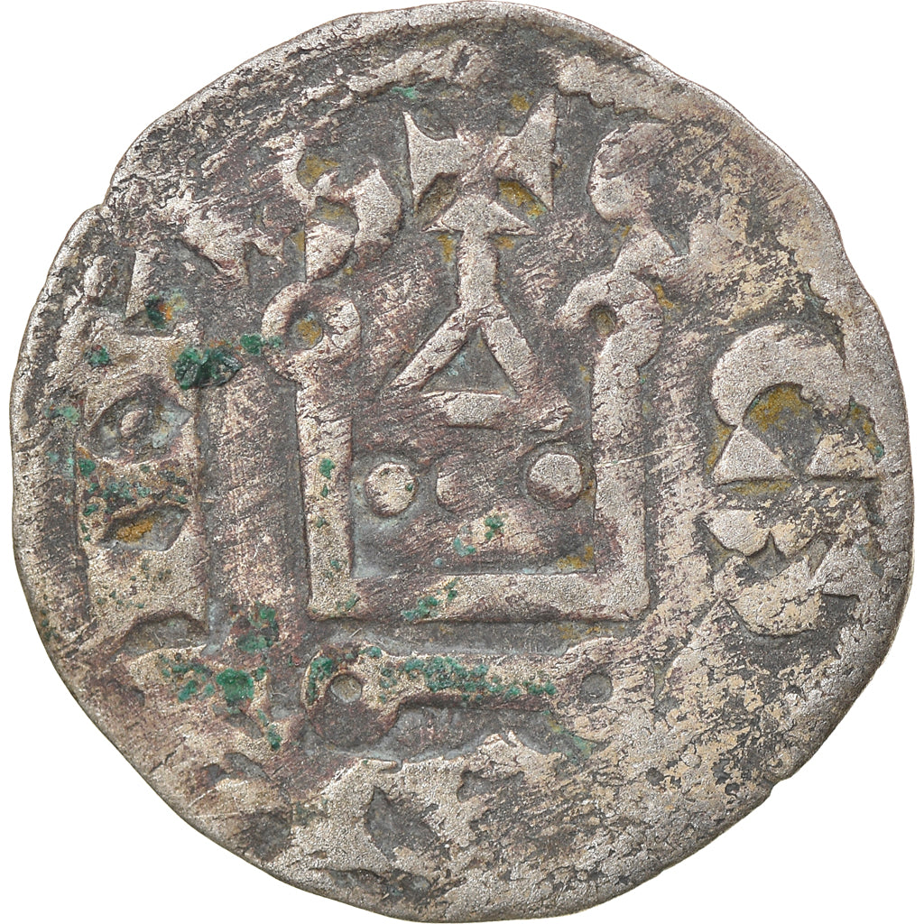 Moneta, Francia, Touraine, Denier, 1150-1200, Saint-Martin de Tours, MB