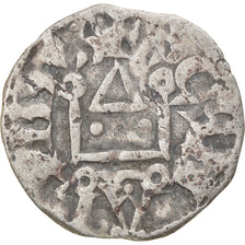 Moneta, Francia, Touraine, Denier, 1150-1200, Saint-Martin de Tours, MB