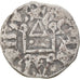 Moneta, Francia, Touraine, Denier, 1150-1200, Saint-Martin de Tours, MB