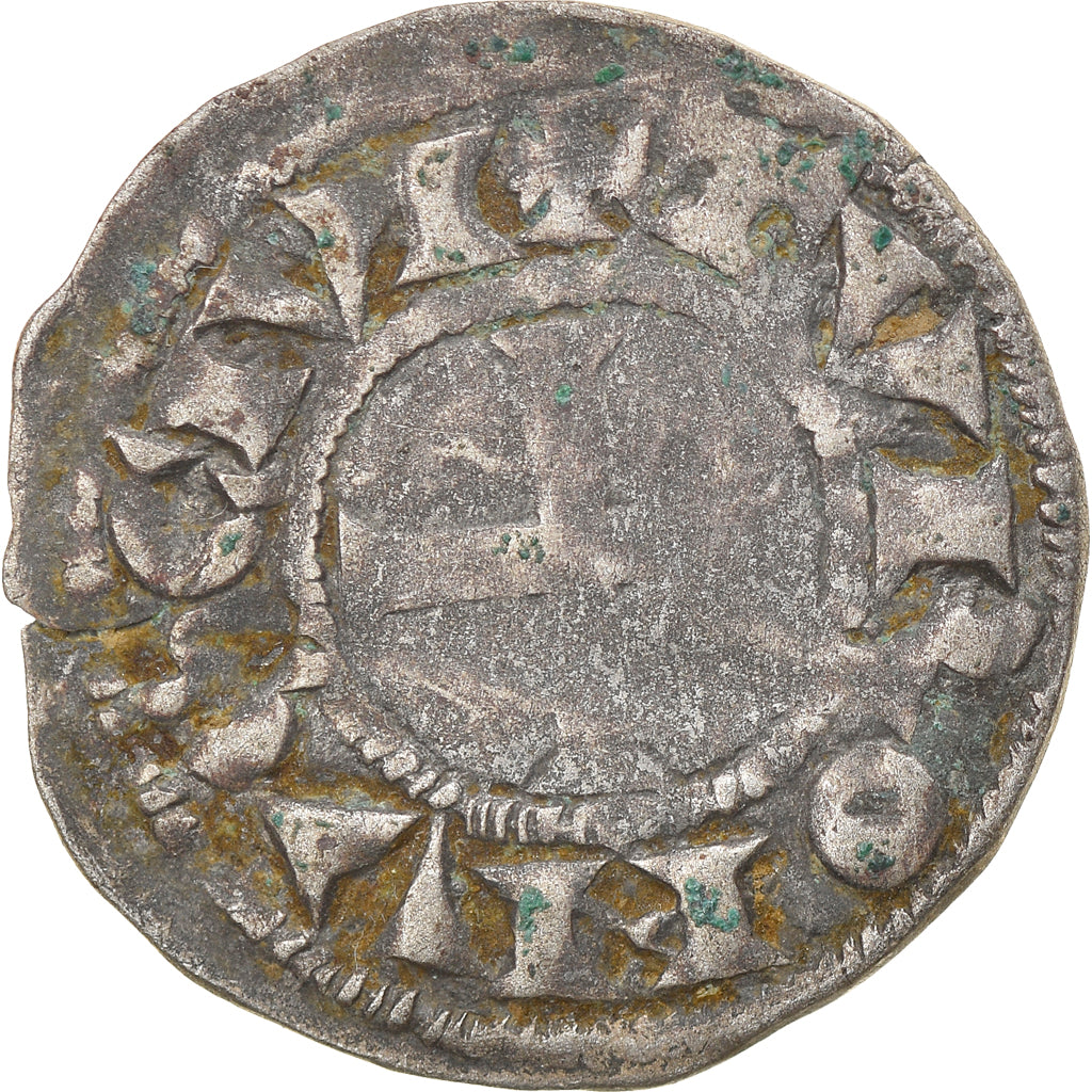Moeda, França, Touraine, Denier, 1150-1200, Saint-Martin de Tours, VF(20-25)