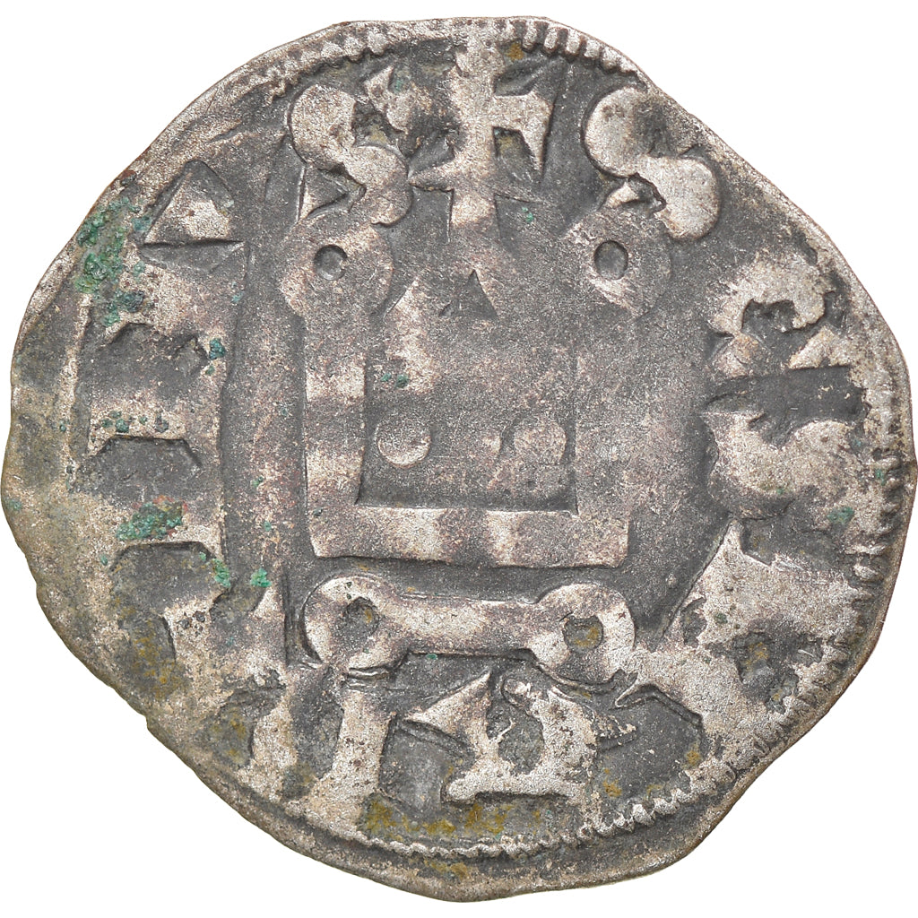 Moneta, Francja, Touraine, Denier, 1150-1200, Saint-Martin de Tours, VF(20-25)