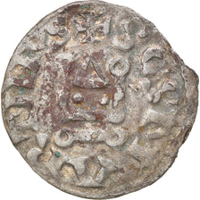 Moeda, França, Touraine, Denier, 1150-1200, Saint-Martin de Tours, VF(20-25)