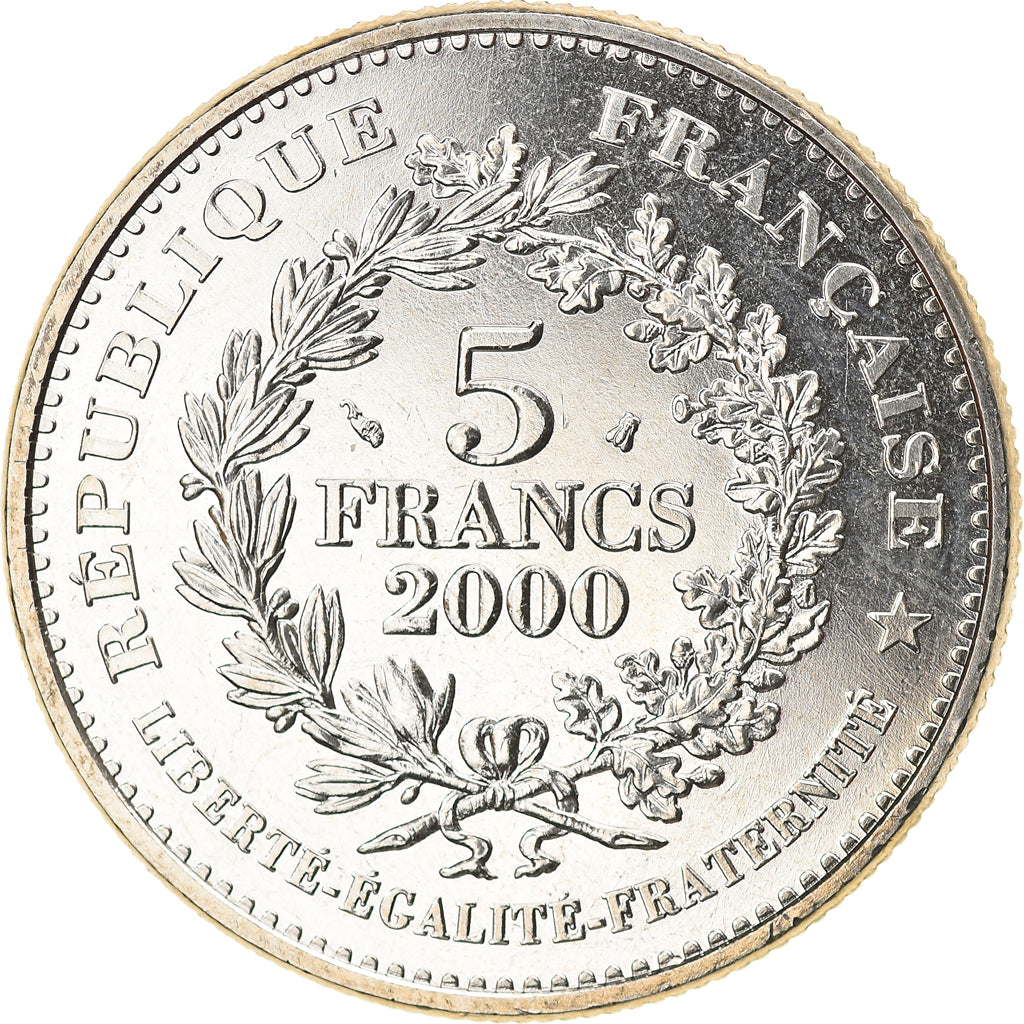 Münze, Frankreich, Franc d'Henri III, 5 Francs, 2000, Paris, UNZ+