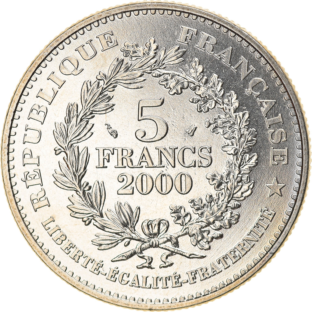 Moneta, Francia, Marianne de la III République, 5 Francs, 2000, Paris, SPL+