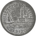 France, 10 Centimes, 1917, EF(40-45), Zinc, Elie #10.2a, 2.04