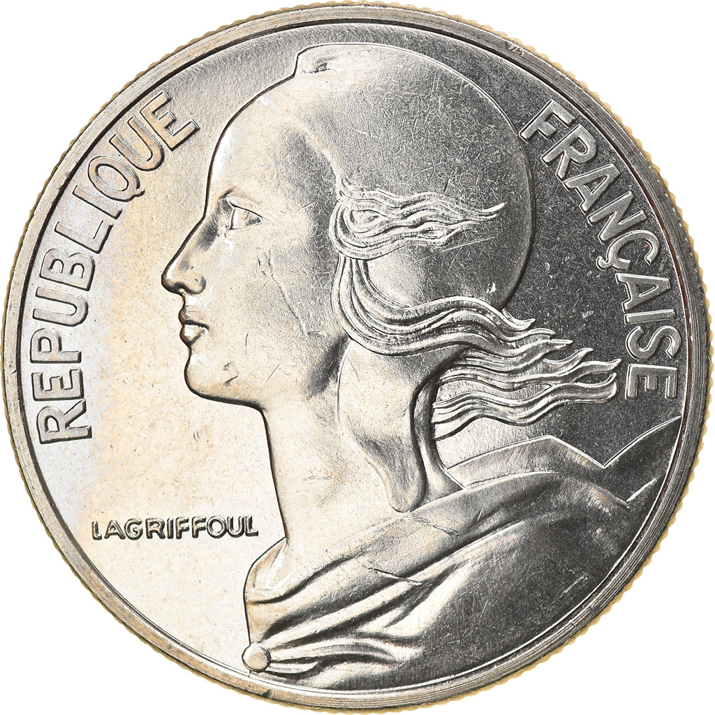 Munten, Frankrijk, Marianne du nouveau franc, 5 Francs, 2000, Paris, UNC