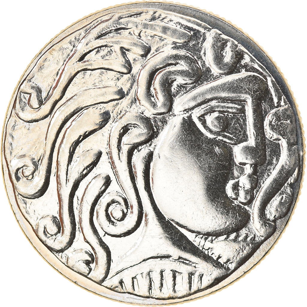Münze, Frankreich, Statère des Parisii, 5 Francs, 2000, Paris, UNZ+
