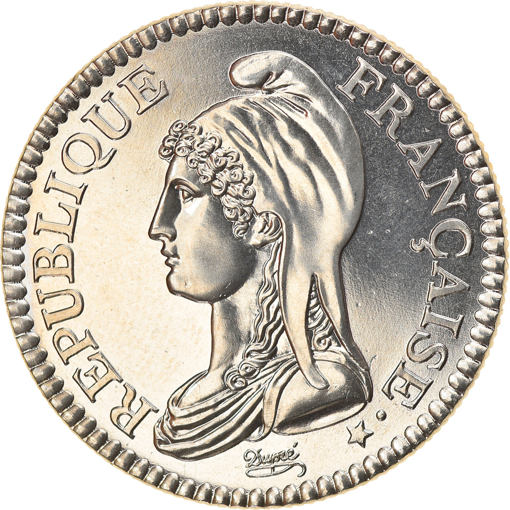Moeda, França, Marianne de la III République, 5 Francs, 2000, Paris, MS(64)