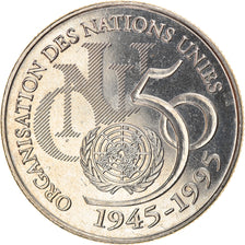 Münze, Frankreich, ONU, 5 Francs, 1995, Paris, UNZ, Nickel Clad Copper-Nickel