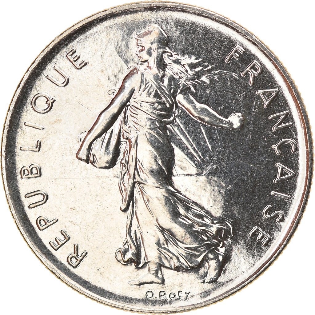 Coin, France, Semeuse, 5 Francs, 1997, Paris, MS(64), Nickel Clad Copper-Nickel