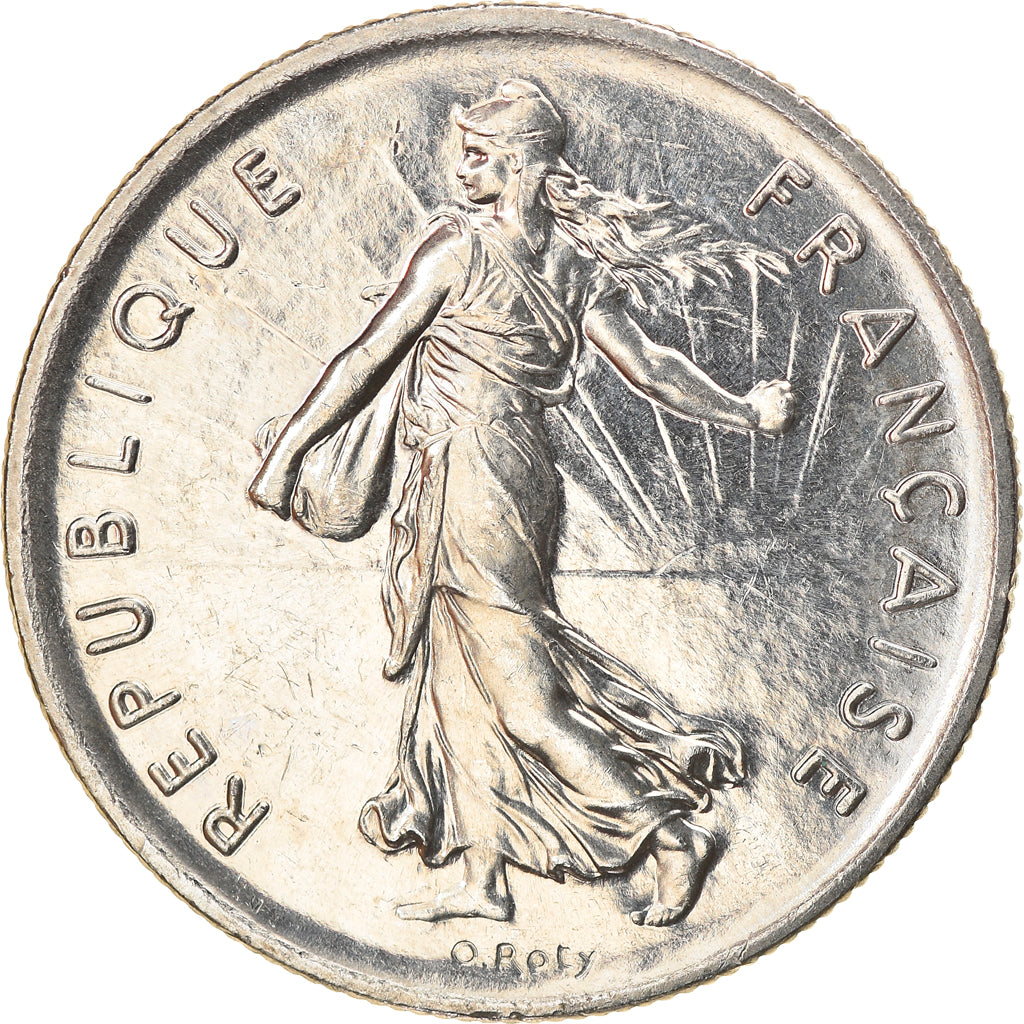 Coin, France, Semeuse, 5 Francs, 1996, Paris, MS(64), Nickel Clad Copper-Nickel