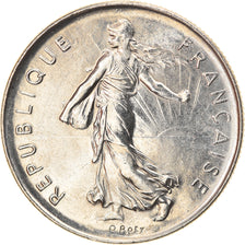 Münze, Frankreich, Semeuse, 5 Francs, 1989, Paris, UNZ+, Nickel Clad