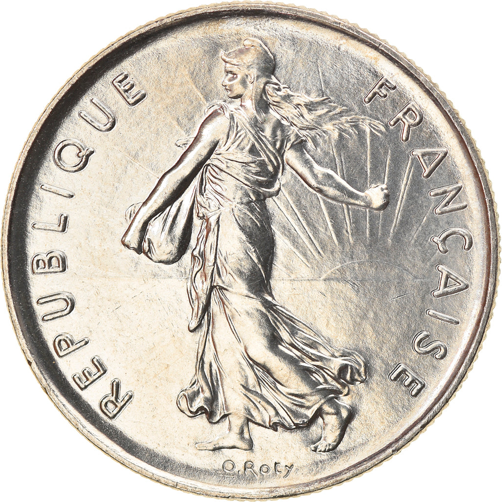 Moneta, Francia, Semeuse, 5 Francs, 1985, Paris, SPL+, Nichel placcato