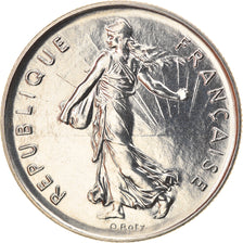 Moneta, Francia, Semeuse, 5 Francs, 1982, Paris, SPL+, Nichel placcato
