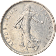 Münze, Frankreich, Semeuse, 5 Francs, 1981, Paris, SS+, Nickel Clad