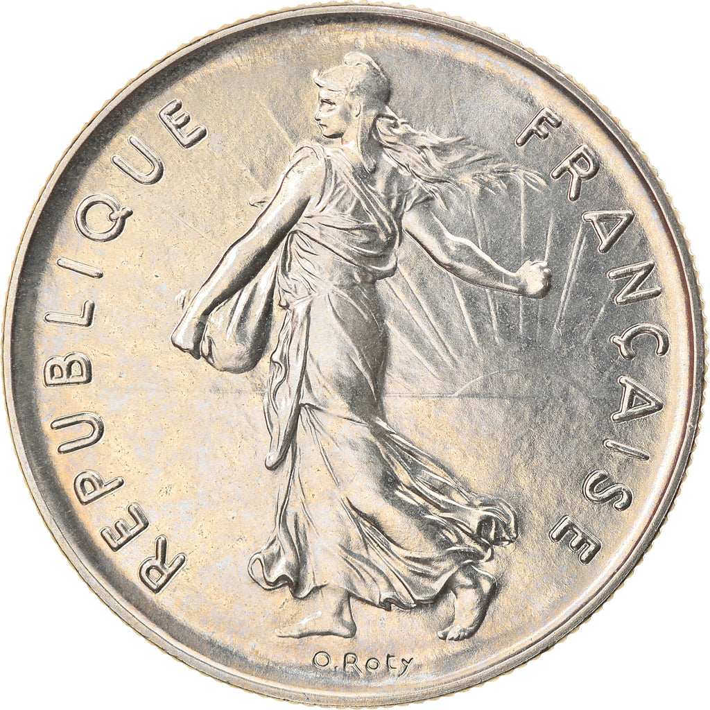 Münze, Frankreich, Semeuse, 5 Francs, 1979, Paris, UNZ+, Nickel Clad