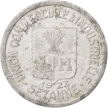 France, 5 Centimes, 1922, EF(40-45), Aluminium, Elie #10.1, 0.88