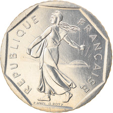 Munten, Frankrijk, Semeuse, 2 Francs, 1990, Paris, UNC, Nickel, KM:942.1
